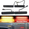 2pcs Amber Red Turn Signal Dynamic Flowing LED Side Marker Light Kit For Hummer H2 2003-2009