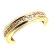 White Gold Plated Wedding Ring 'Pour La Vie' - 4 Mm
