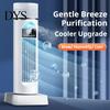 USB-вентилятор-башня Plug-and-Play, 6 скоростей, безлопастной охладитель воздуха и увлажнитель с универсальным пультом дистанционного управления, тихий настольный распылитель