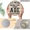 2D Flat Aluminum Vintage French Signage Wall Decor 7.87 Inch X 7.87 Inch. Suitable for Farms, Gardens, Bars, Garages, Outdoor Spaces, Living Rooms