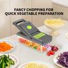 14/16Pcs/Set Multifunctional Vegetable Cutter with Container Food Veggie Fruit Potato Carrot Slicer Shredder Chopper Grater Dicer Cutting Tools