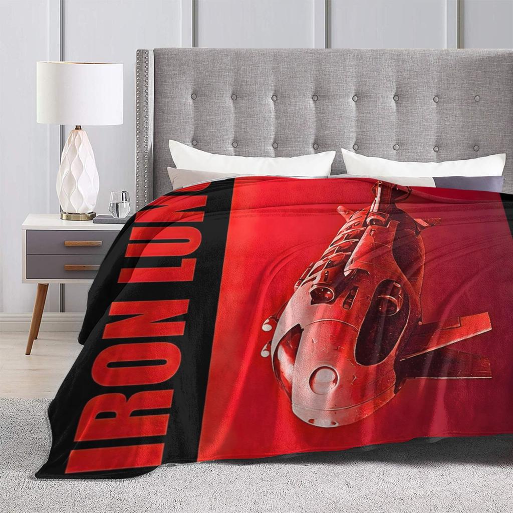 Iron Lung Movie Horror Blood Ocean Blanket  Flannel Novelty Warm Throw Blankets for Coverlet Spring/Autumn