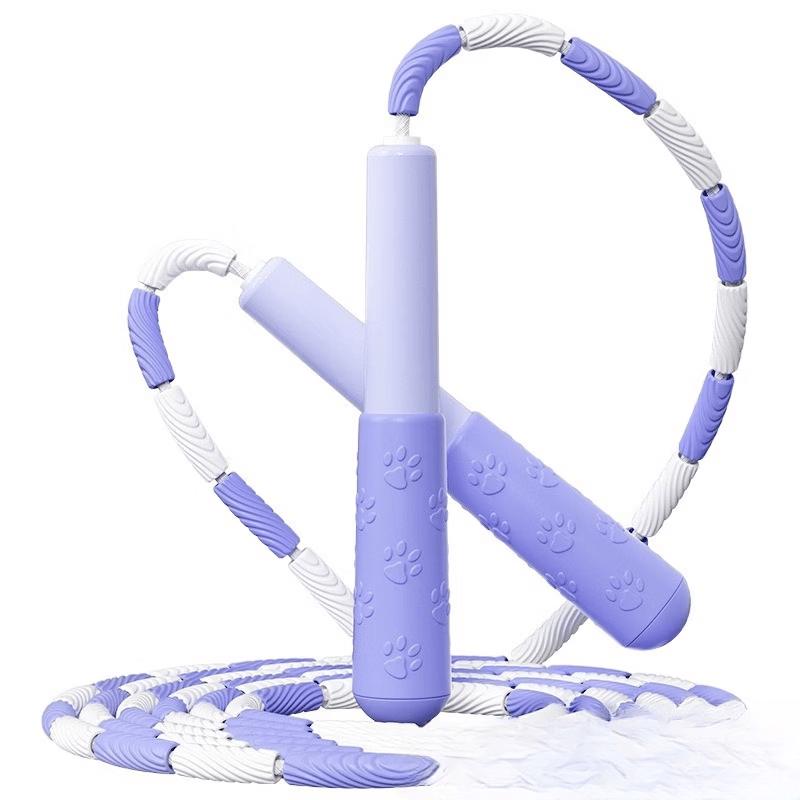 Детская мягкая скакалка TLXT с бусинами