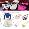 Fashion 1/6 Doll Accessories Doll Handbag Lady Leather Bag Purse Accessories Dollhouse Kids Toys