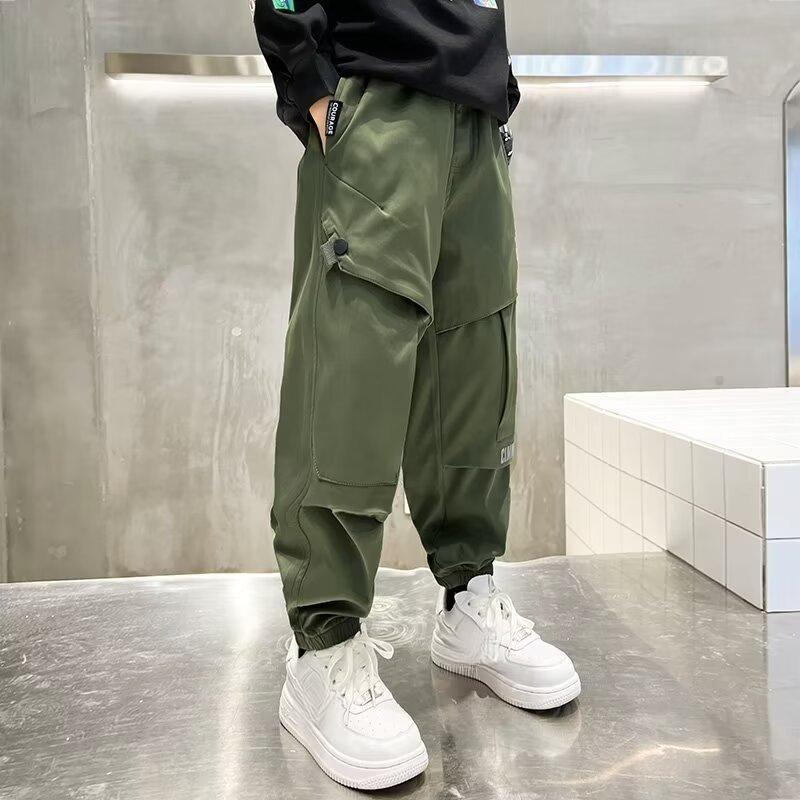 Fashion Loose Boys' Trousers Handsome Sweatpants Spring New Children's Versatile Sweatpants Children's Trousers