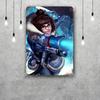 mei overwatch Vintage Metal Tin Signs Posters Decor Retro Metal Plaque Wall Art Decor for Garage Bar