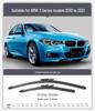 Бескаркасная тихая щетка стеклоочистителя BMW 3 серии для 316/318/320/325li