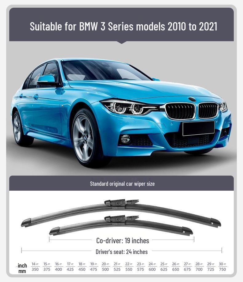 Бескаркасная тихая щетка стеклоочистителя BMW 3 серии для 316/318/320/325li