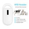 Портативный PT160 134,2 кГц RFID-сканер микрочипов для животных, перезаряжаемый ручной считыватель идентификационных меток животных для отслеживания и управления собаками и кошками
