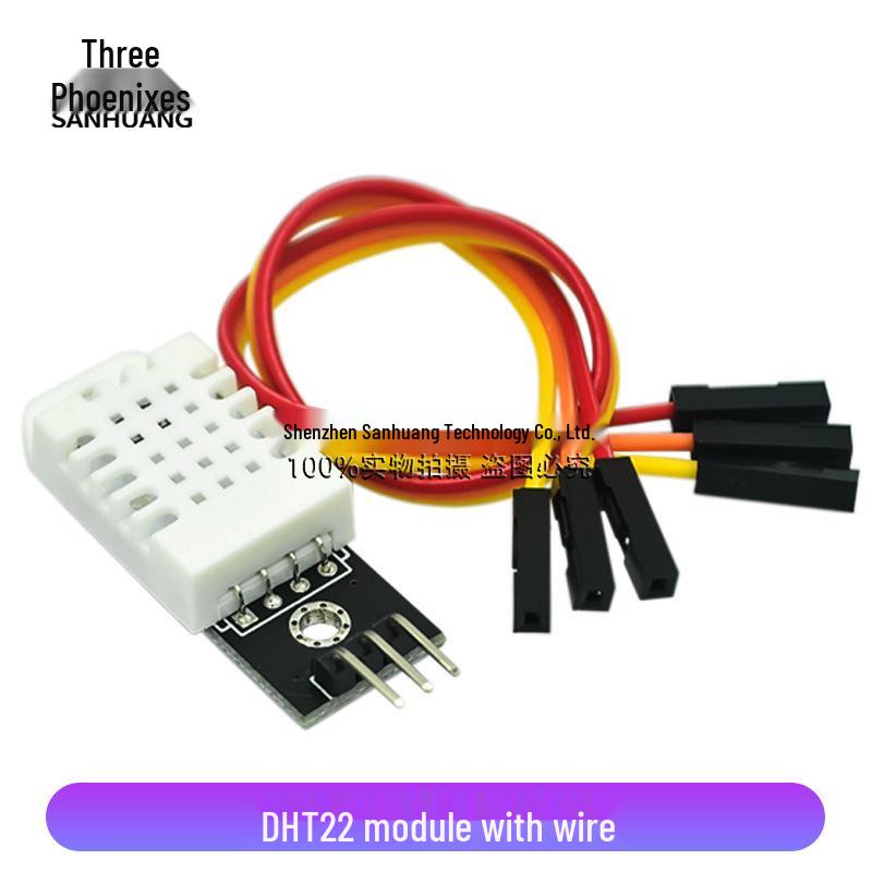 DHT22 Temperature & Humidity Sensor Module AAM2302B Probe for D1 Mini Digital Blocks