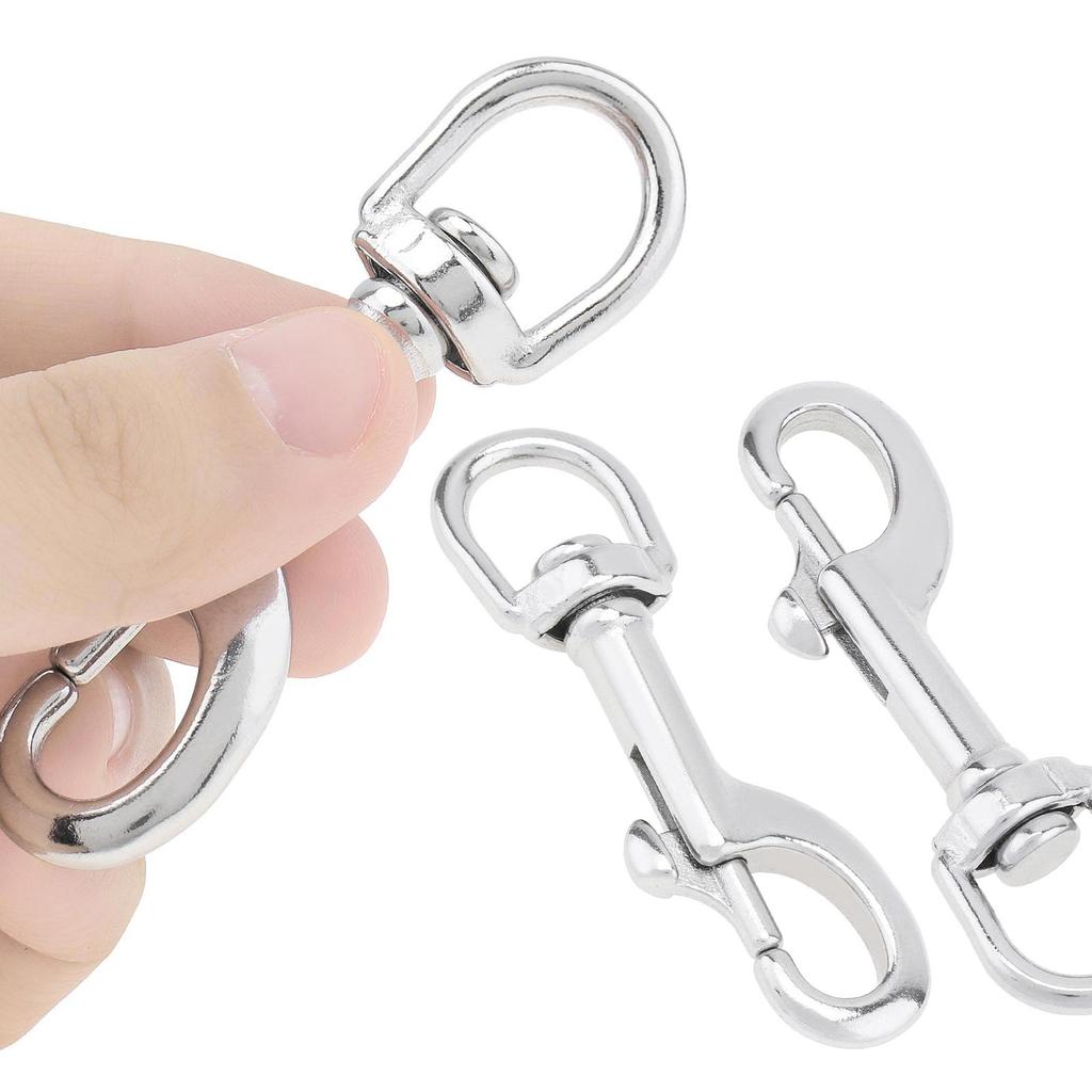 Сверхмощный зажим для подводного плавания из нержавеющей стали 316 морского класса для зажима спускового крючка для цепи/односторонняя застежка спускового крючка Пряжка для домашних животных