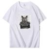 Catnip Made Me Do It Funny Cat Tee Tshirt Classic Funny Cotton Tops T Shirt T Shirt For Men Summer Harajuku Mens Clothing