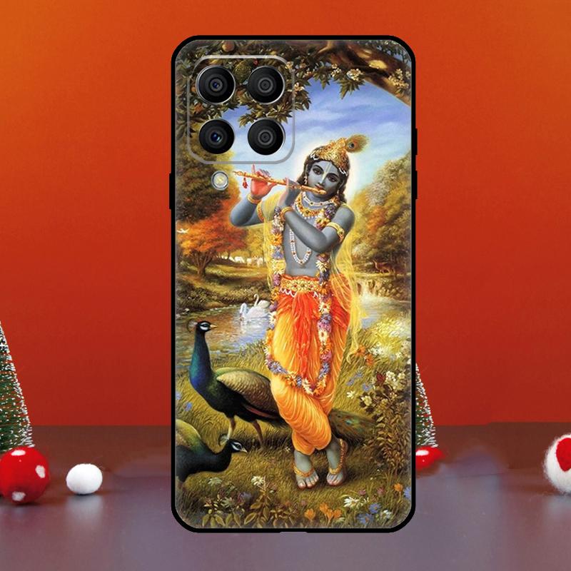 Lord Krishna Radha For Samsung Galaxy M33 M13 M35 M53 M11 M21 M31 M55 M15 M14 M34 M54 M12 M32 M52 M06 M16 Case