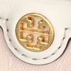 Tory Burch Сумка-тоут женская с принтом логотипа T Monogram Double T, на магнитной застежке, из ткани с кожей, светло-розовая 152428-650