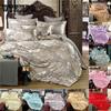 4pcs/set  Luxurious and Comfortable Bedding Set  Soft Silk Duvet Cover  Bed Sheet Pillowcase Set