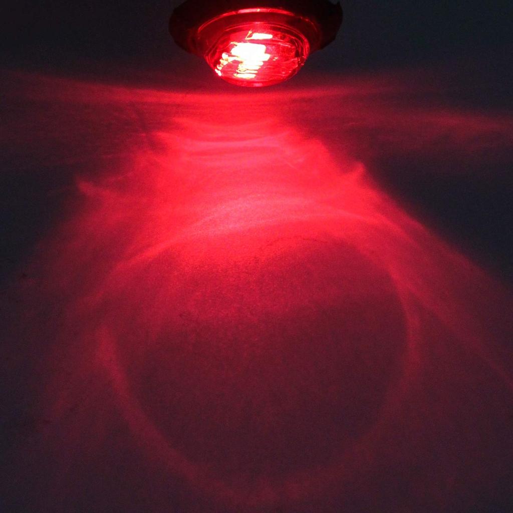 X-STYLE 24V Красные Автомобильные Светодиодные Боковые Габаритные Огни 3 Ряда Пользовательские Декоративные Детали