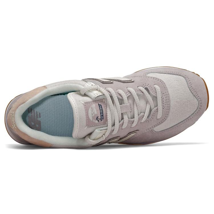 New Balance NB 574 Breathable Lightweight Breathable And Lightweight Low top Casual Running Shoes Women's Smoky Pink WL574SAX