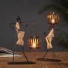 Creative Candlestick Party Wedding CenterpicesVintage Candle Holders Home Decoration Metal People Model Candelabros Decorative