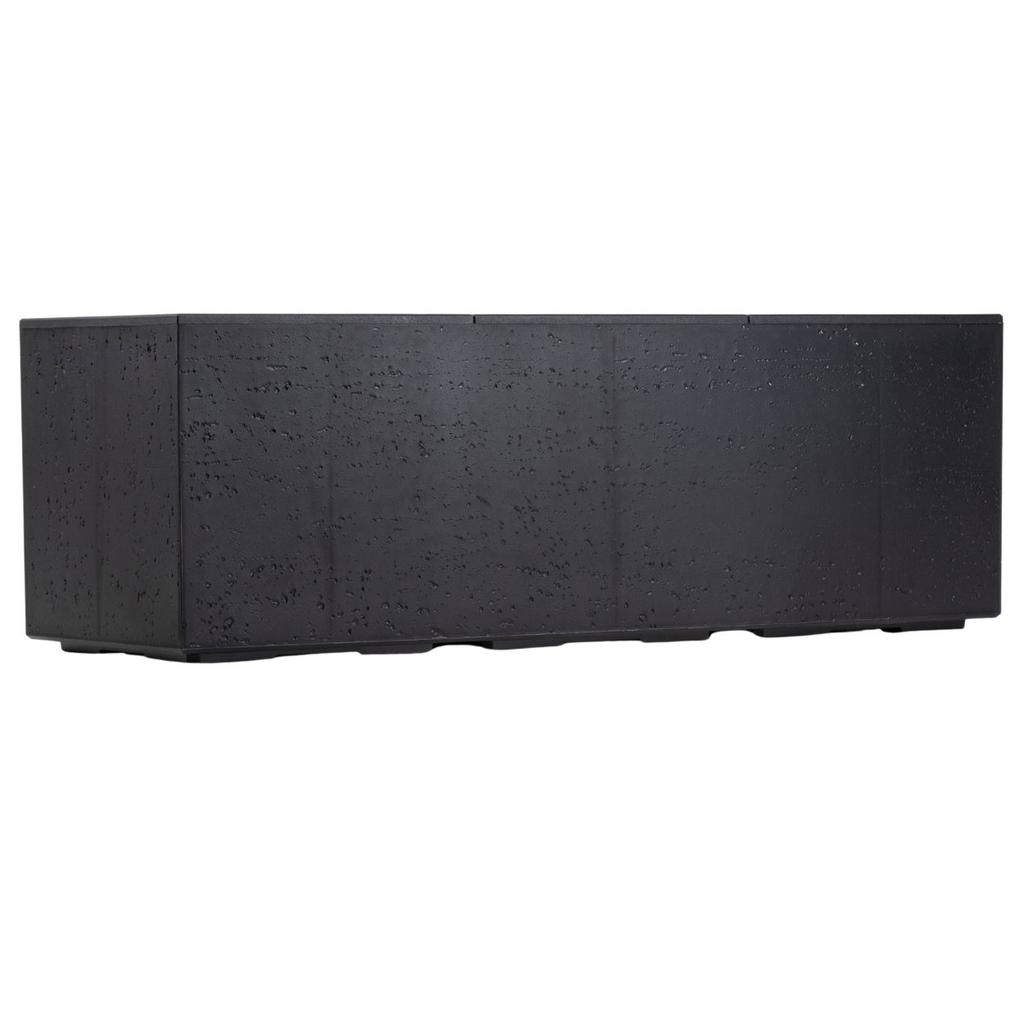 Betonique Flower Pot On Wheels Recycled Black 90X30Xh30