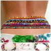 Accessories, Personalized Fashion Multi-layer Mixed and Matched Body Chain, Sexy Handmade Beaded Contrasting Rice Bead Waist Chain
