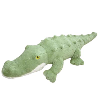 Мягкая плюшевая игрушка-крокодил, пушистая, полностью набитая, подушка-кукла в виде животного, гигантский аллигатор, цвет джунглей, зеленая, подушка для дивана, подарок на день рождения