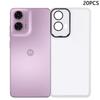 Bulk Purchasing 20Pcs For Motorola Moto G24 4G Case Electroplated Camera Frame TPU Phone Cover Precise Cutouts