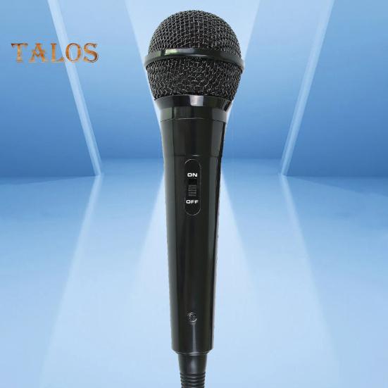 Wired Dynamic Microphone Plug-Play Universal Cardioid Dynamic Vocal Mic with Long Cable Karaoke Singing Machine Accessories