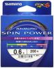 SHIMANO Леска PE Line Spin Power EX4 200м многоцветная рыболовная леска 0.6 PL-N61L