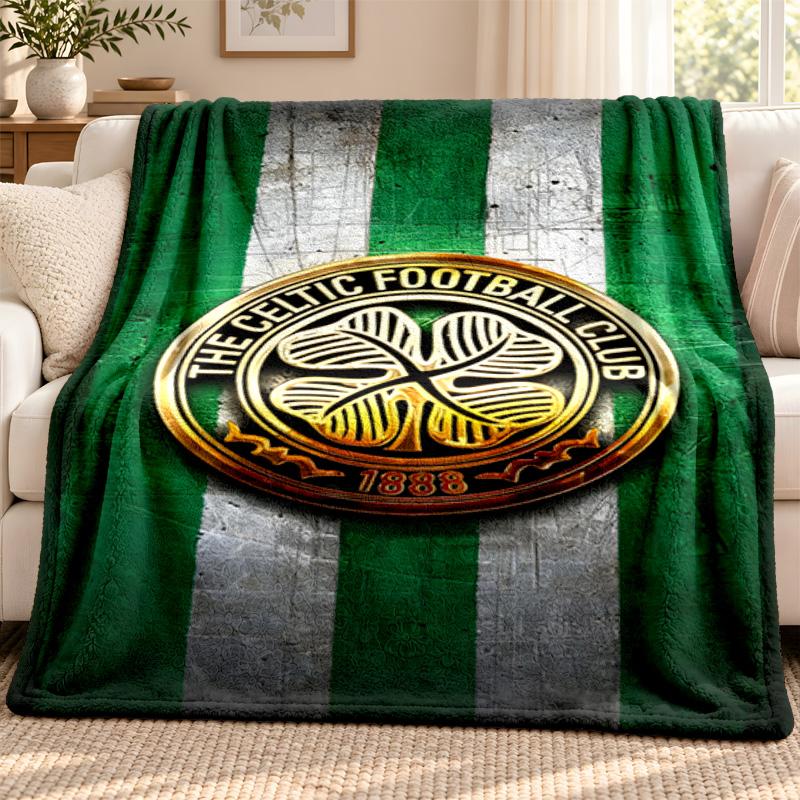 Celtic Football Club blanket Flannel Blanket Soft Cozy Plush Throw for Sofa Bed Lightweight Home Decoration Outdoor camping