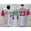 Mens San Diego Padres 23 Fernando Tatis Jr. Embroidered Baseball Jersey Hoodie - Bamboo Fiber 2025