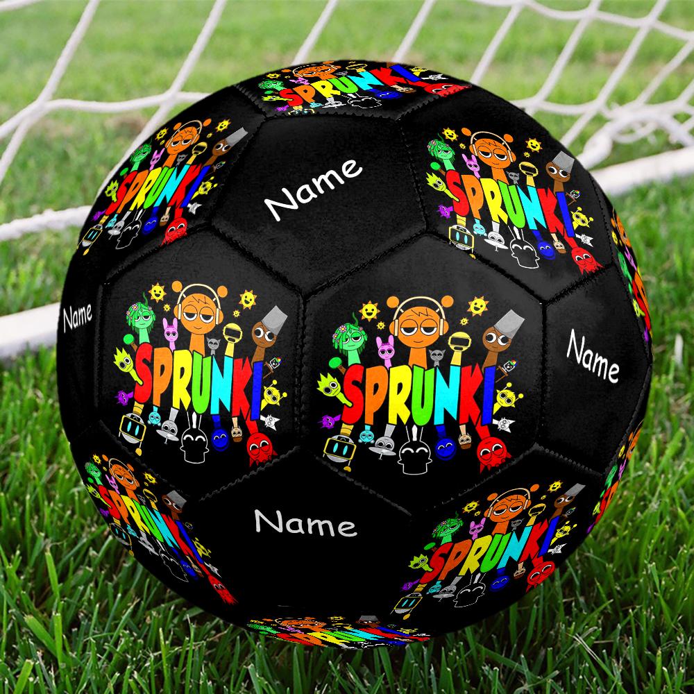 Custom Name Sprunki Theme Size 5 Soccer Ball, Suitable for Both Indoor and Outdoor Matches, a Gift Suitable for Everyone.