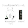 Private Mold Wireless Sound Card & Headset: English Version, All-in-One Microphone with Noise Reduction, Remote Control, and Monitoring Features.