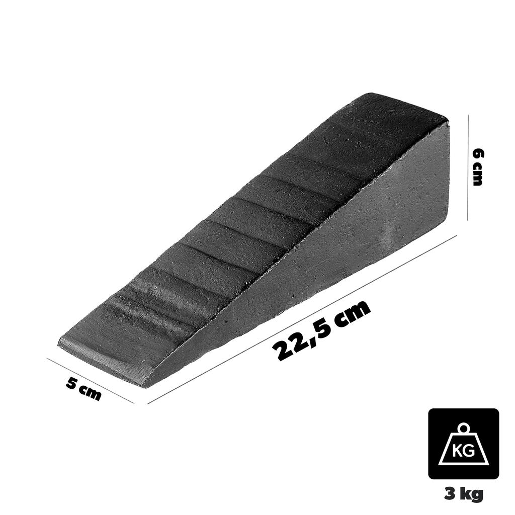 KADAX Forged Wedge For Splitting Wood Splitting Firewood Strong 3kg Steel Splitter