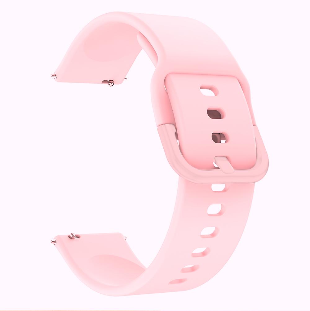 22mm 20mm Silicone Strap Watchbands For Samsung Galaxy Watch 42m 46mm Active 2 Gear S2 S3 Honor Amazfit BIP Huawei Watch Gt 2 Bracelet Wristband