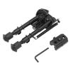 Foldable Quick Release Bipod Aluminium Alloy Stand Shooter"s Bipod Bipod for Outdoors Shooting