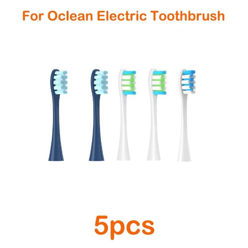 5 шт. сменные насадки для электрических зубных щеток Oclean для Oclean X Pro/X/Z1/F1/One/Air 2 насадки для электрических зубных щеток Sonic