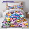 Littlest Pet Shop Pattern Bedding,Quilt Set Quilt Cover Pillowcase Home Birthday Gift(1 * duvet cover + 2 * pillowcase, without core)