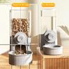 Hanging Cage Automatic Pet Feeder 520ML Small Pet Water Dispenser 1200ML Auto Food Feeding Bowl for Puppy Kitten Rabbit Chinchilla Hedgehog Ferret
