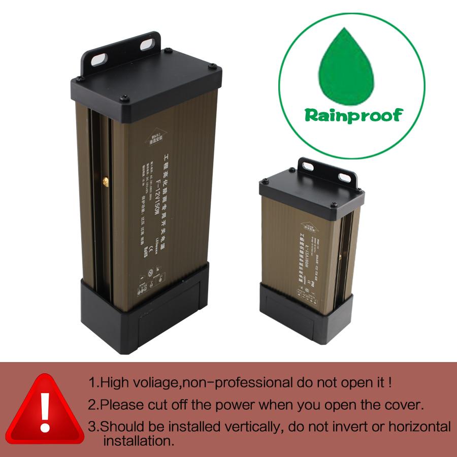 Алюминиевый адаптер питания DC 12V 24V 5A 8A 10A 15A 20A с защитой от дождя