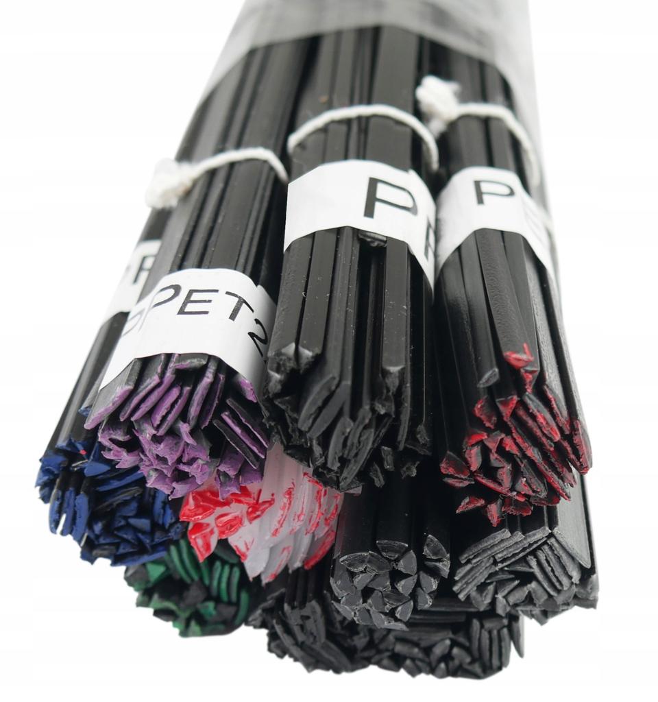 PELD PE-LD Black adhesive for welding plastic 1kg mix of TRIANGLE STRIPS