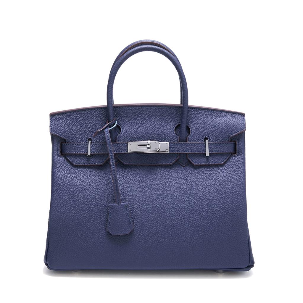 Новая серебряная пряжка металлическая платиновая сумка из натуральной кожи большая вместительная ручная женская сумка с узором личи верхний слой коровьей кожи сумка через плечо