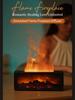7 colors of essential oil fireplace diffuser mini flame aromatherapy fireplace humidifier aromatherapy oil diffuser
