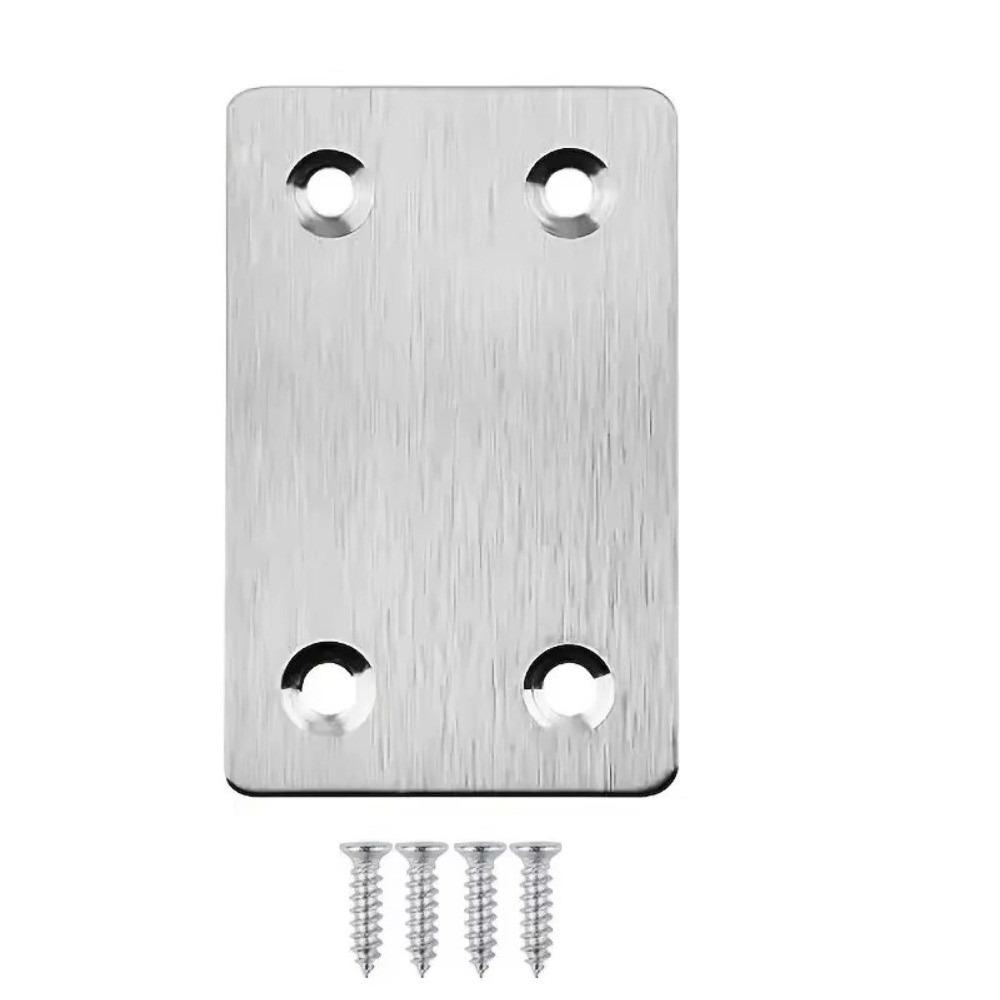 1/4Pcs Stainless Steel Fixing Corner Brackets 1.5mm/0.06'' Quick Links Durable Iron Plate Chair
