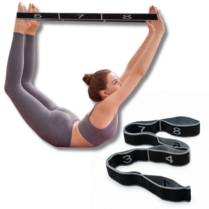 Bande Élastique de Musculation - XAEQUO - 15 kg - Polycoton & Latex - 80 x 3,8 cm - Fitness