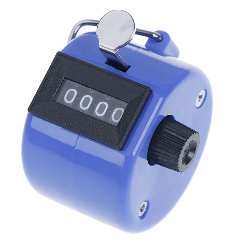 1 шт. 4-значный ручной счетчик для гольфа с цифровым кликером