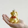 1 пара Медведь Елочные игрушки Стеклянный медведь Новогодние украшения для дома Милые декоративные Новогодние елочные новинки 2025