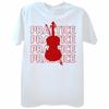 Футболки Ling Ling Violin Practice 40 Hours A Day Уличная одежда С коротким рукавом Подарки на день рождения Летняя Музыкальная футболка Мужская одежда