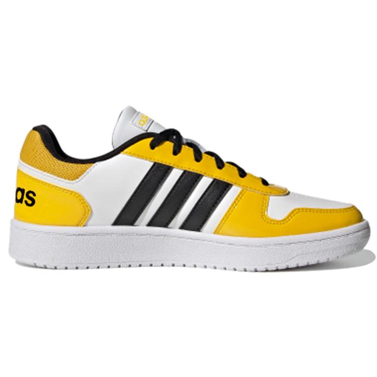 adidas Кроссовки Hoops 2.0 'Белый Желтый Черный' Женские H01212