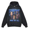 Американский Ретро Худи с Принтом Персонажа XXXTentacion Хип-Хоп Толстовка