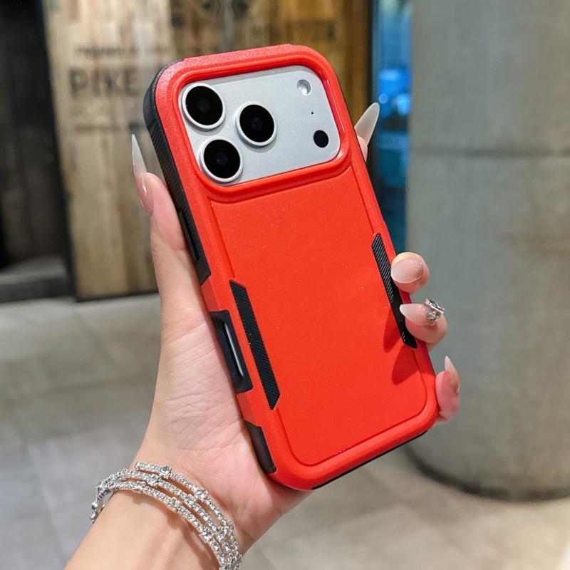 Гибридный ударопрочный чехол-броня для iPhone 17 Air 16E 16 15 14 Plus 13 12 11 Pro Max Двухслойная жесткая прочная защитная крышка